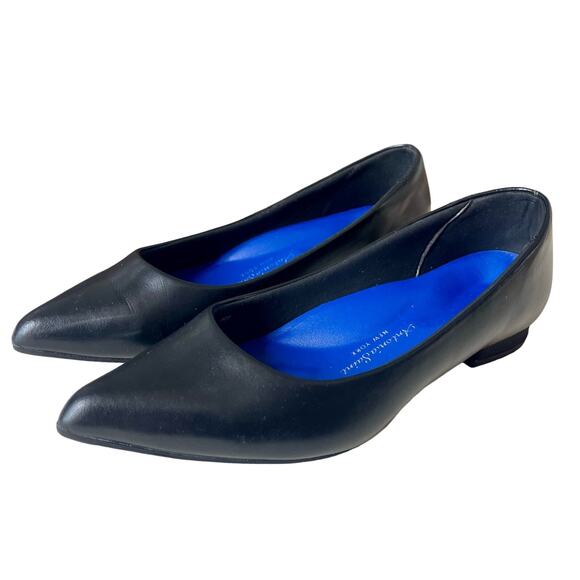 Antonia Saint New York Jane Autumn Black Flats Sz 7 - Picture 1 of 12